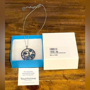 Touchstone Crystal by Swarovski Floating Bubbles necklace